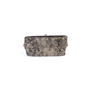 Beautiful Lauren Hobo Wallet Snakeprint Leather